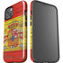 Spain Flag Dark Wood iPhone 14 Plus Impact Case